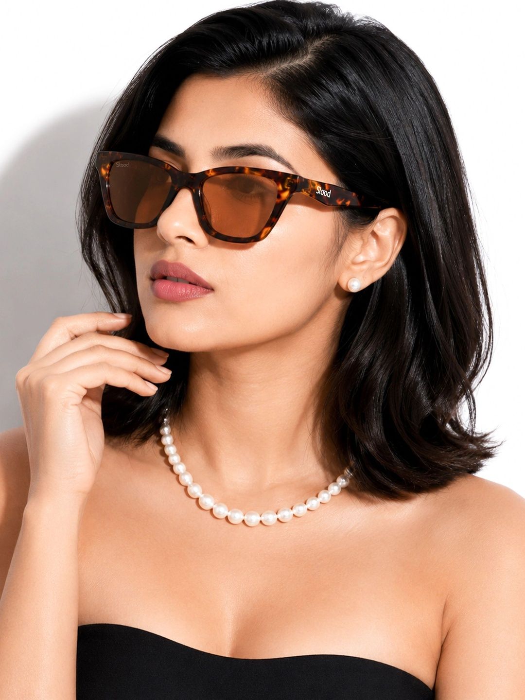 Stood Unisex Square UV Protected Brown Sunglasses - SG-STD0033-C2-image-22