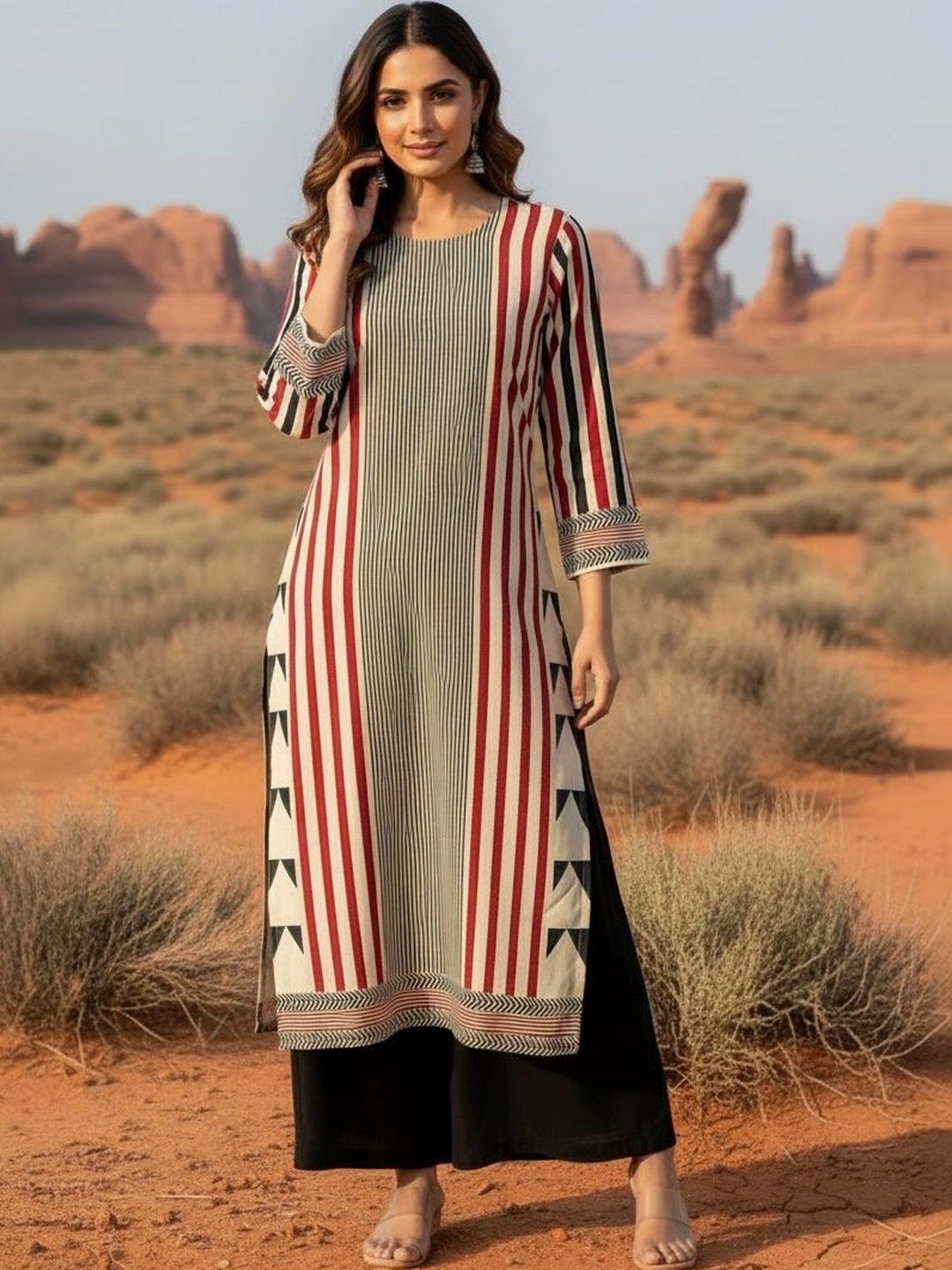 Anouk Women Printed Kurta-image-22