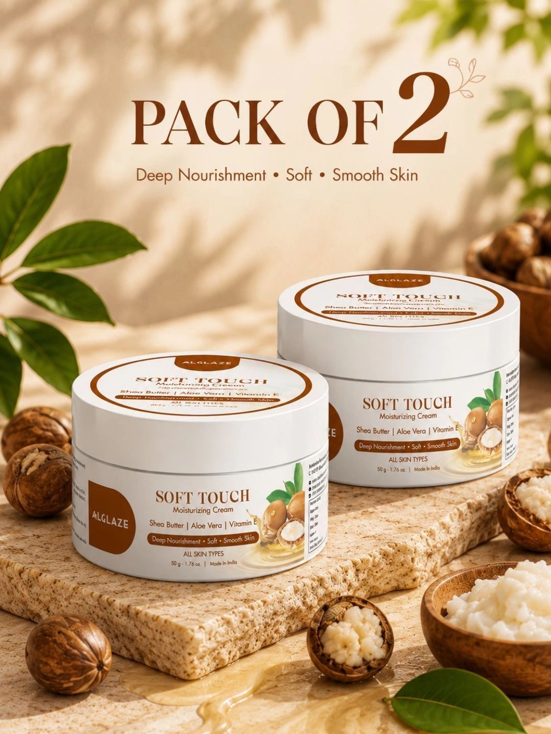 ALGLAZE Set Of 2 Soft Touch Moisturizing Cream - 50 g Each-picture-19