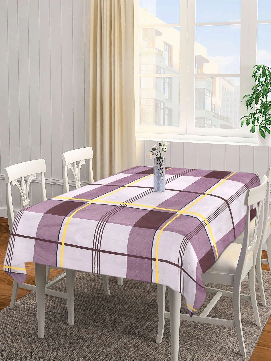 Myntra Elegant Homes Multicoloured Geometric Printed 4-Seater Table Cover-picture-23