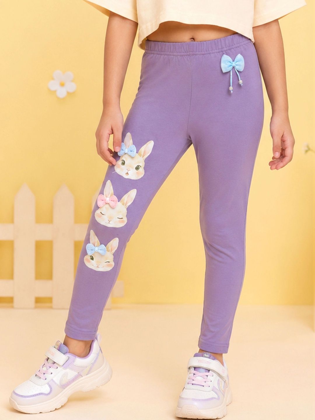 KiddoPanti Girls Cotton Leggings-picture-31