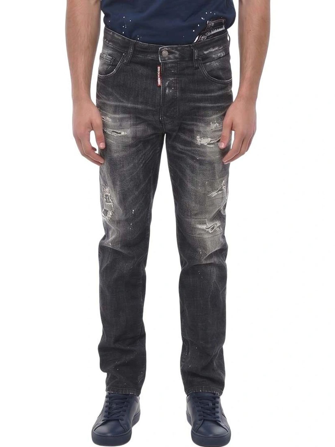 dsquared2 Dark Grey Mid Rise Jeans-picture-34