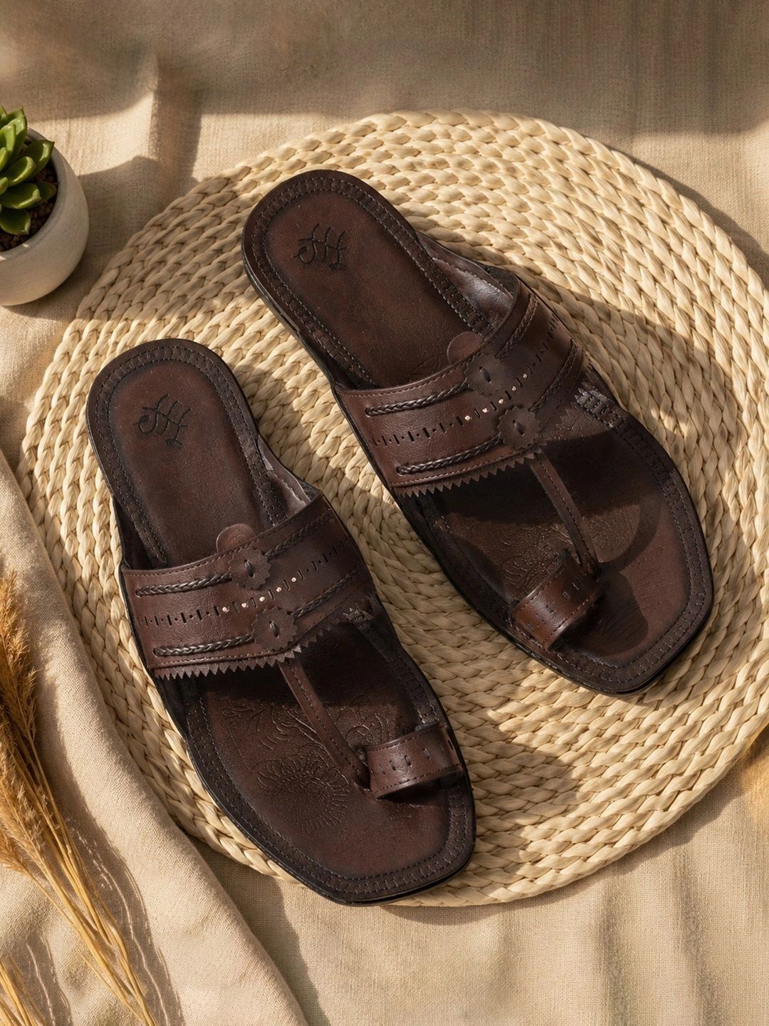 House of Pataudi Men Comfort Sandals-image-49