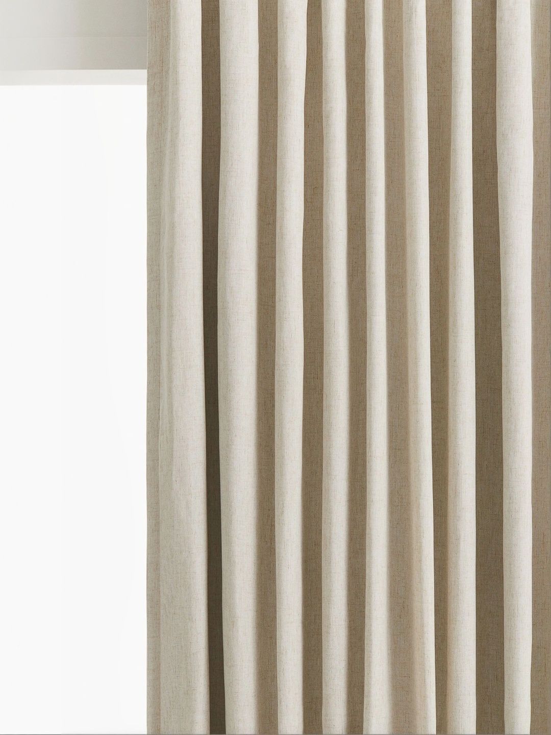H&M Beige Long Door Curtain-picture-32
