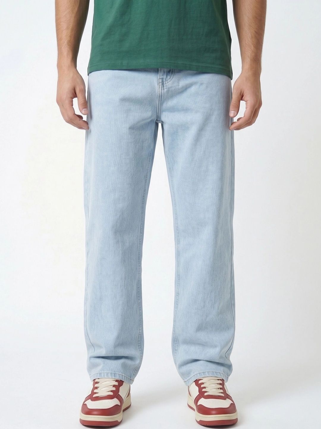 HERE&NOW Men Relaxed Fit Mid-Rise Stretchable Jeans