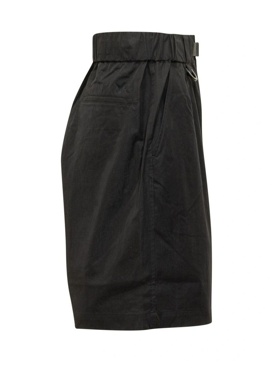 Black Solid Shorts-image-20