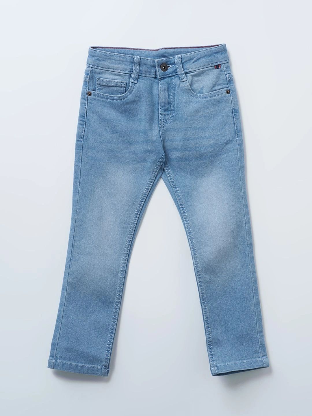Pantaloons Junior Boys Slim Fit Mid-Rise Jeans-picture-42
