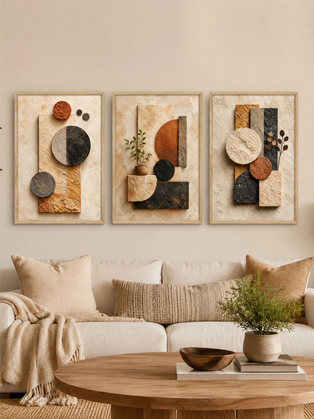 Myntra Elegant Homes Multicoloured MDF Wall Paintings-picture-10