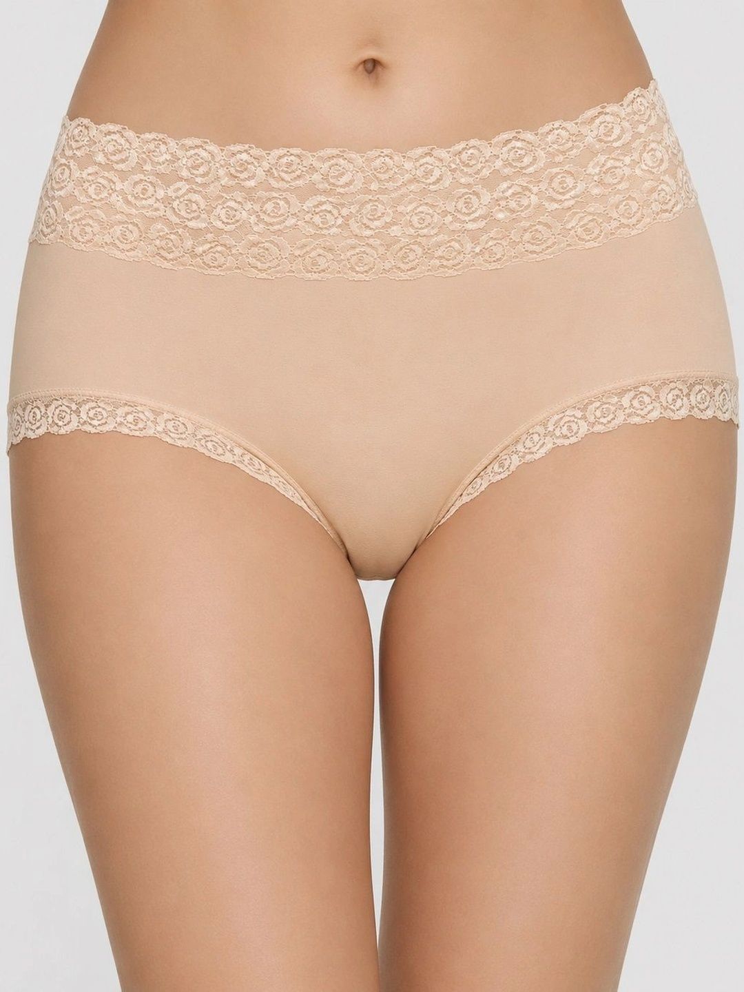 Serenita Pack of 2 Women Cotton Lace Full Coverage Hipster Briefs-picture-10