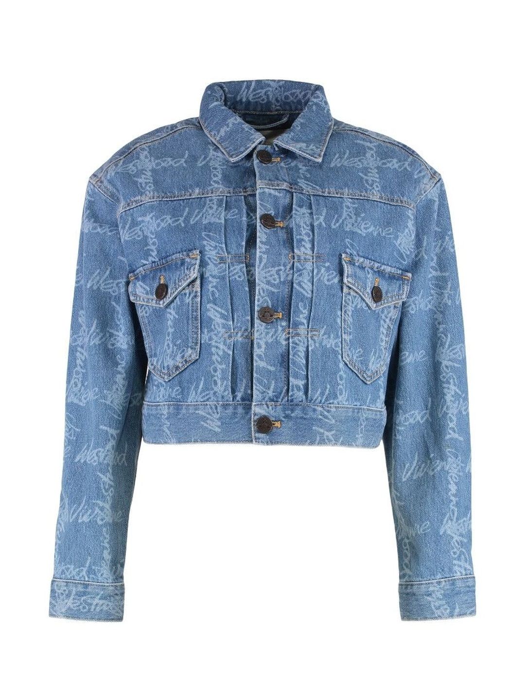 vivienne westwood Denim Logo Jacket-picture-17