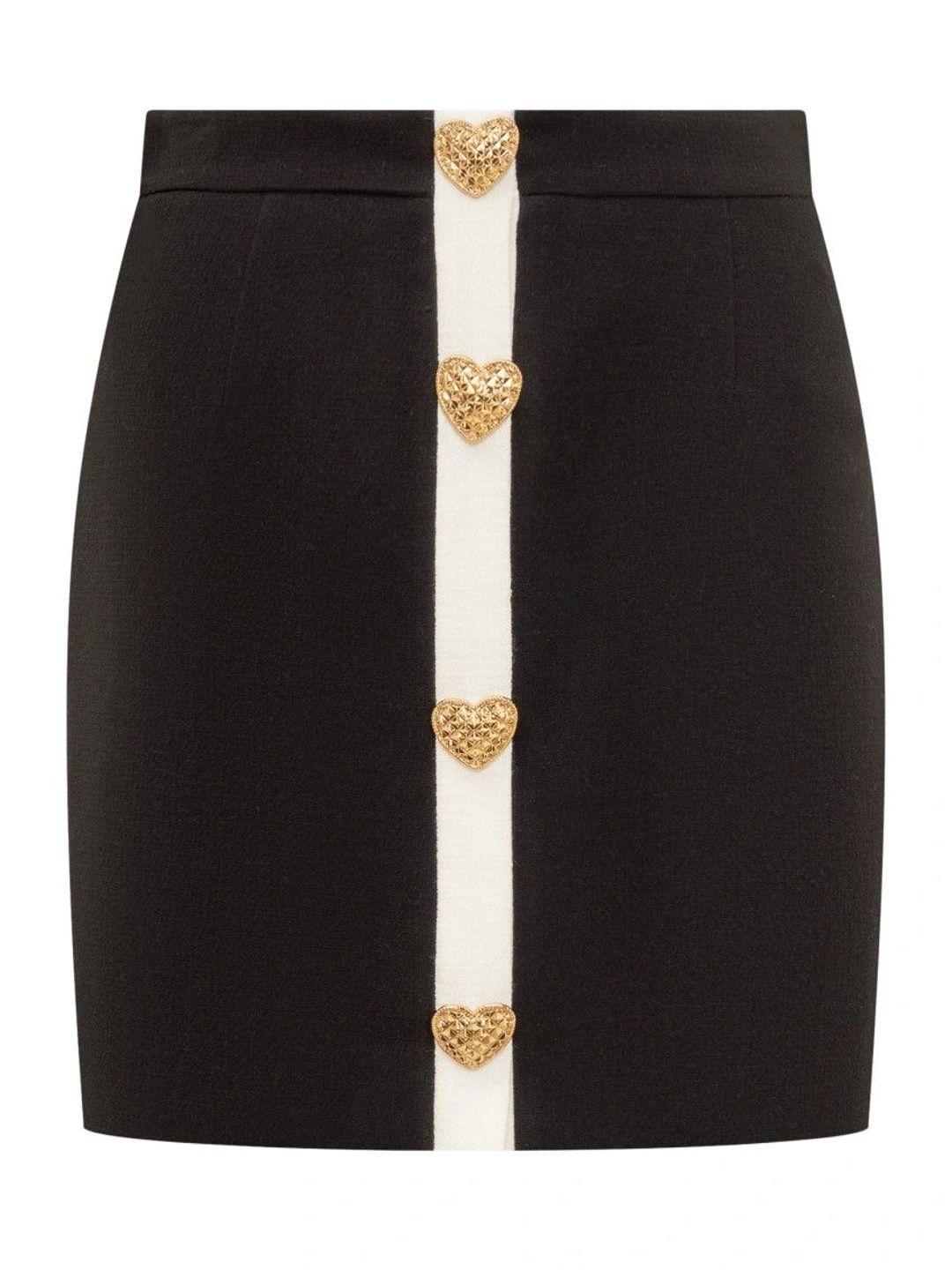 MOSCHINO Black Embellished Mini Skirt-picture-11