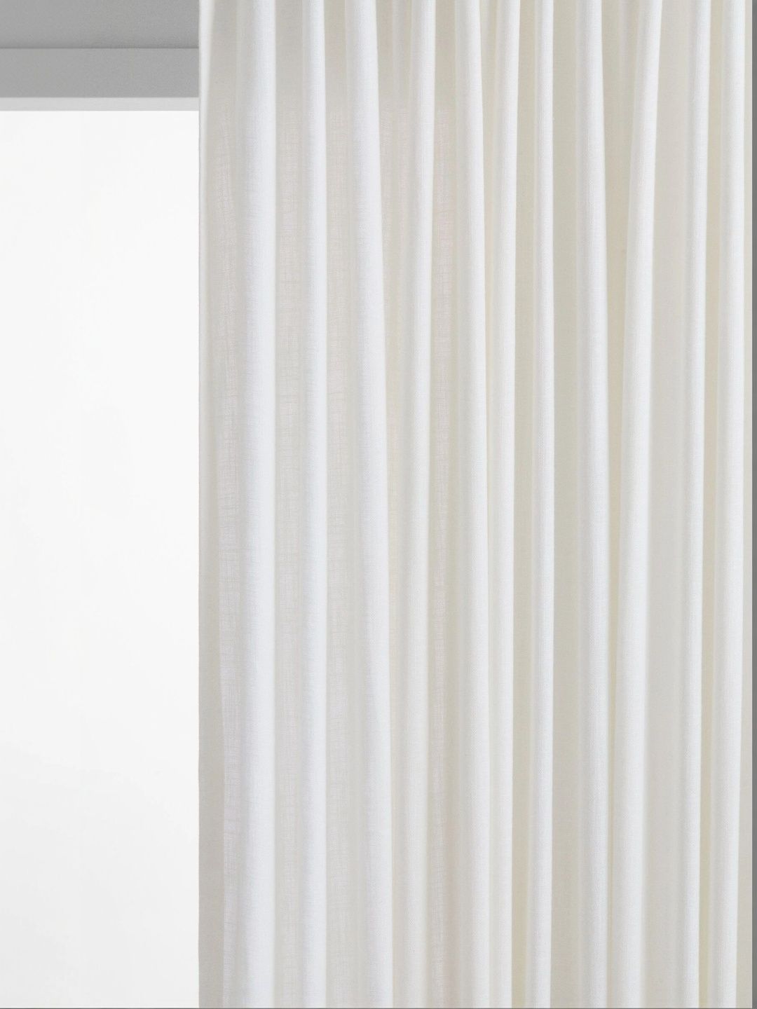 H&M White Long Door Curtain-picture-28
