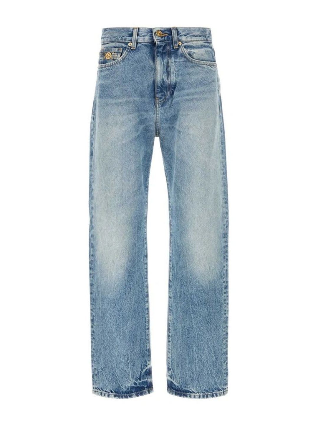 versace Light Blue Straight Jeans-picture-51