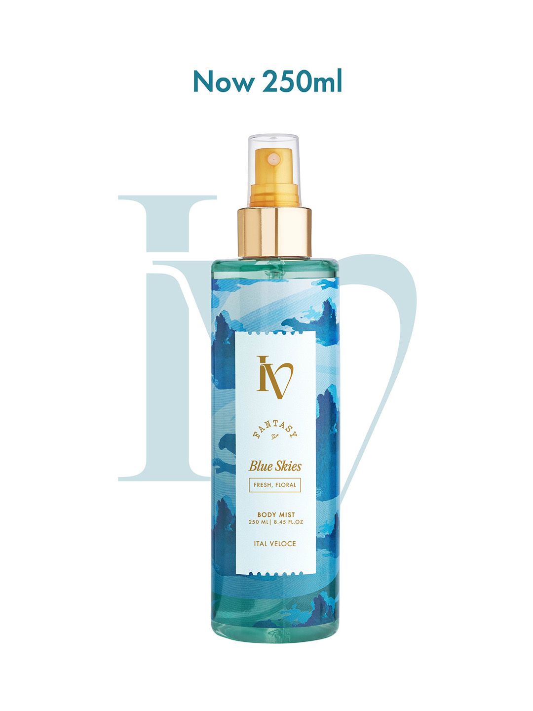 Ital Veloce Blue Skies Body Mist - 250 ml