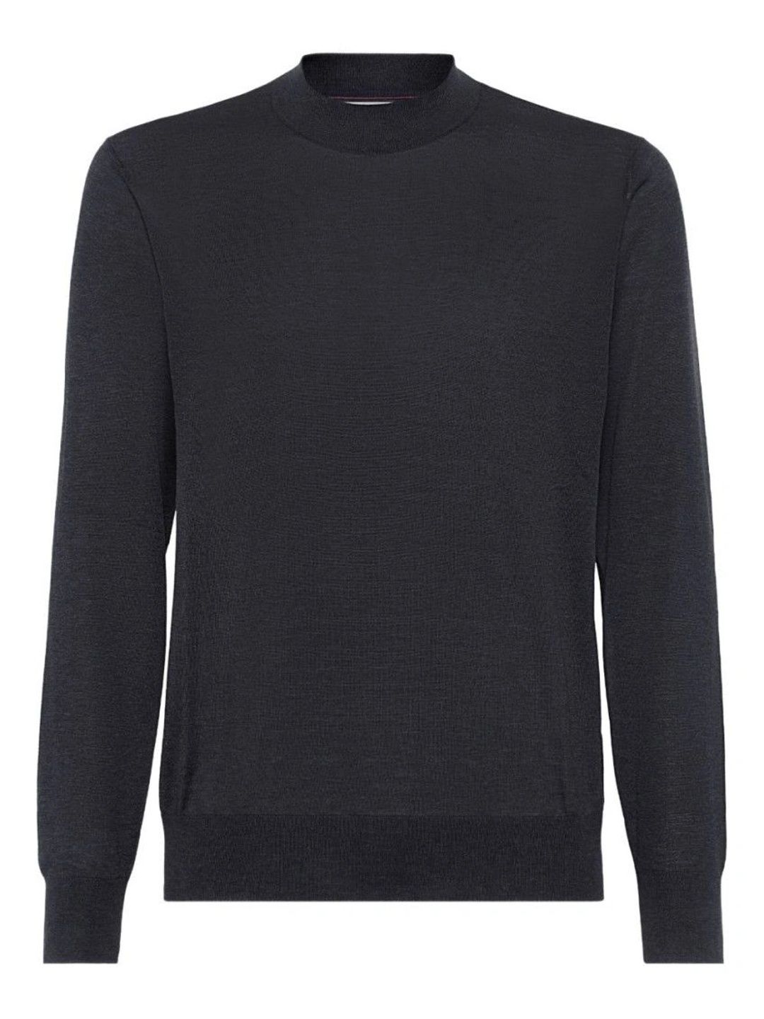 brunello cucinelli Dark Grey Solid Sweater-picture-11