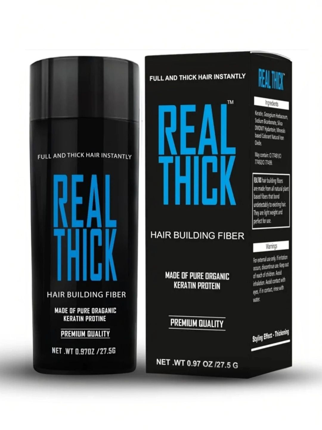 REAL THICK Keratin Hair Building Fiber - 27.5 g-image-37