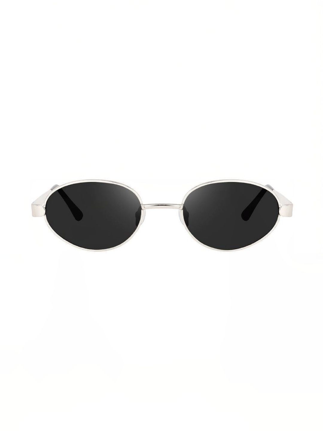 SPADEACES Unisex Black Lens & Silver-Toned Round Sunglasses with-picture-31