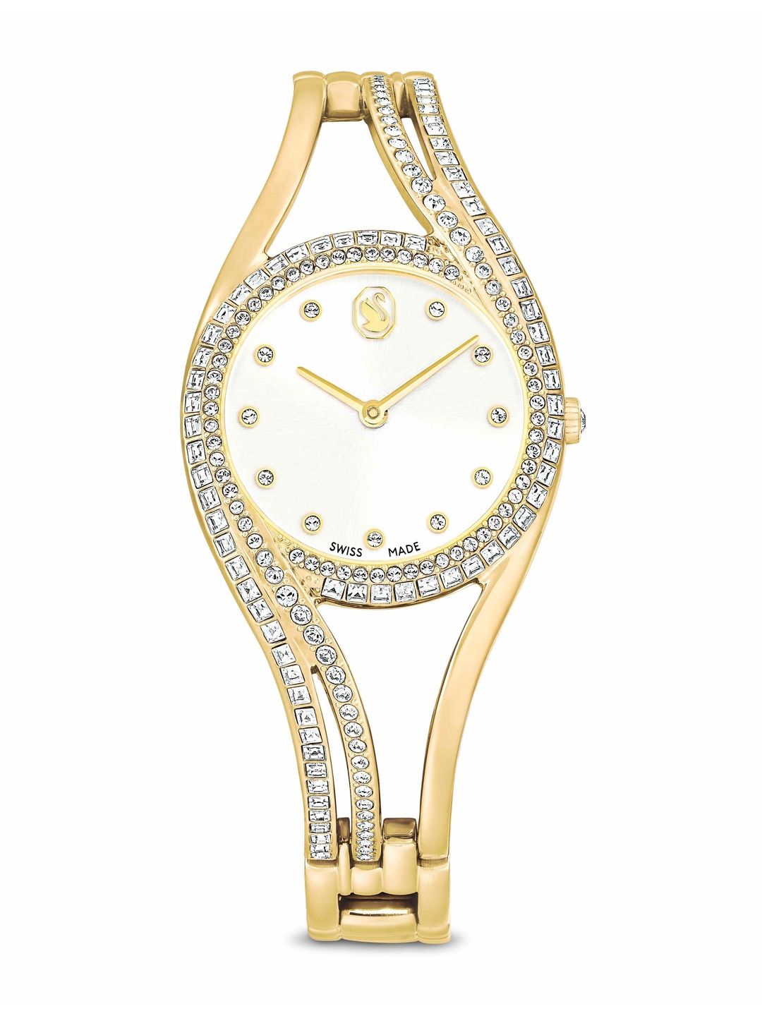 SWAROVSKI Women Embellished Dial & Bracelet Style Straps Analogue Watch 5754534-picture-46