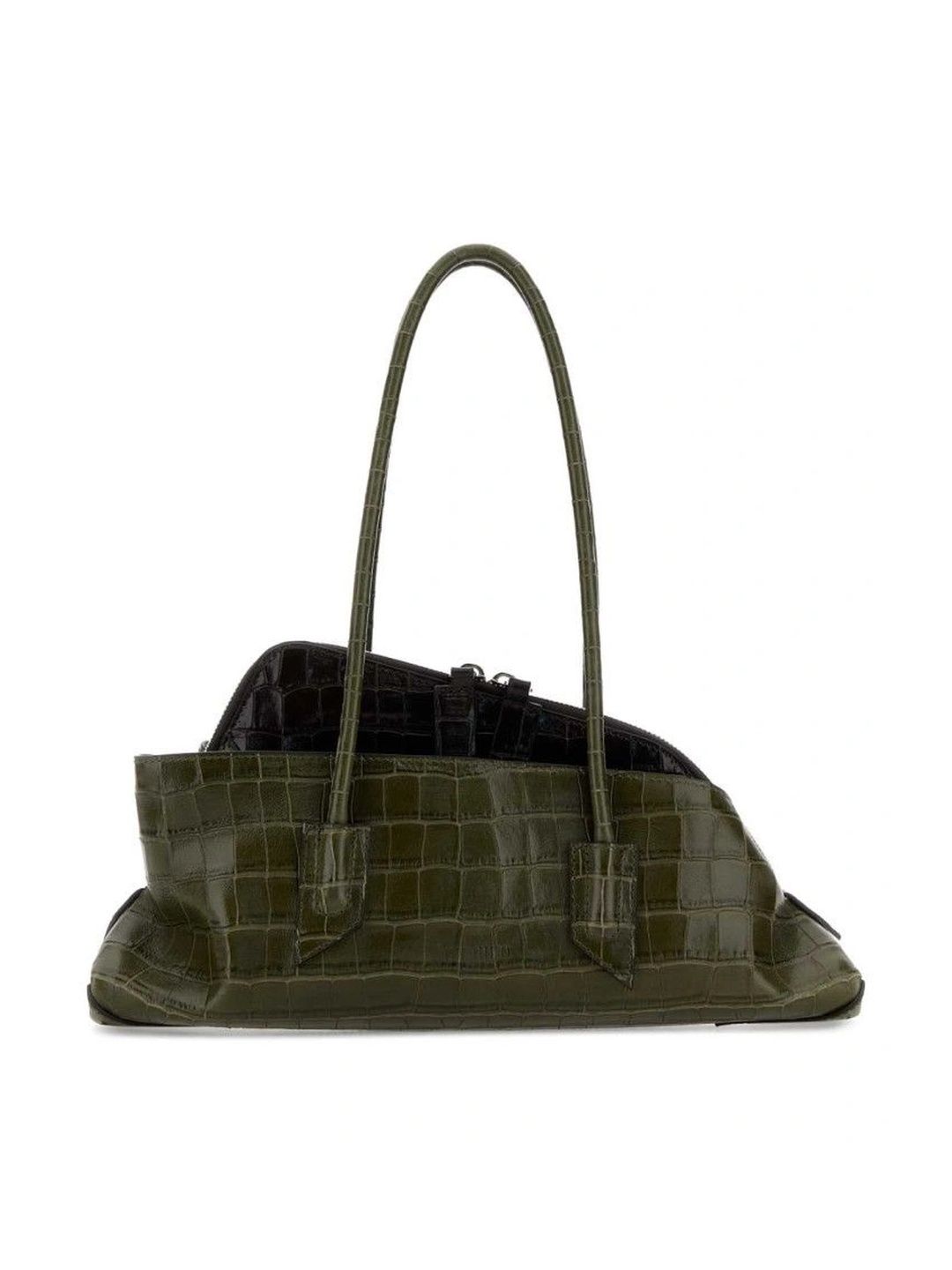 The Attico Green La Passeggiata Small Shoulder Bag-picture-53