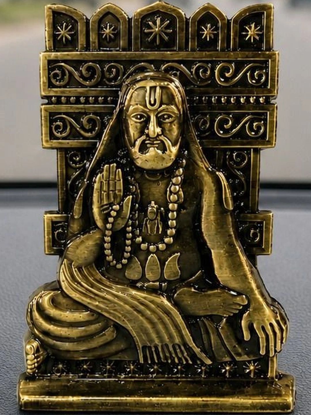 Murliwala Gold-Toned Religious Idol Showpiece-image-26