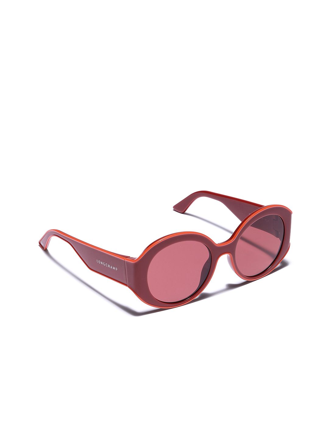 Longchamp Women Red Lens & Red Oval Sunglasses with-image-42