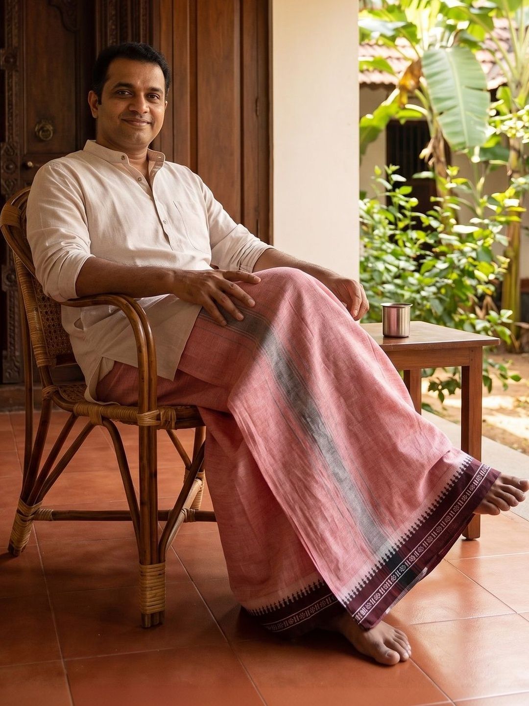 Sharan Elegance Men Cotton Blend Dhoti Dhotis-picture-26