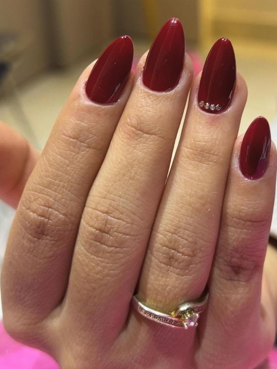 HAPPY FINGERS Set Of 5 Long-Lasting Stick On Nails - Red-picture-43