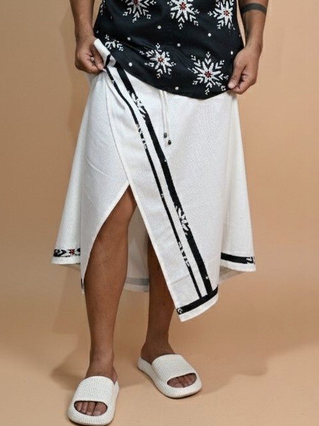 NIRMAL ONLINE Men Striped Cotton Dhoti Dhotis-picture-23