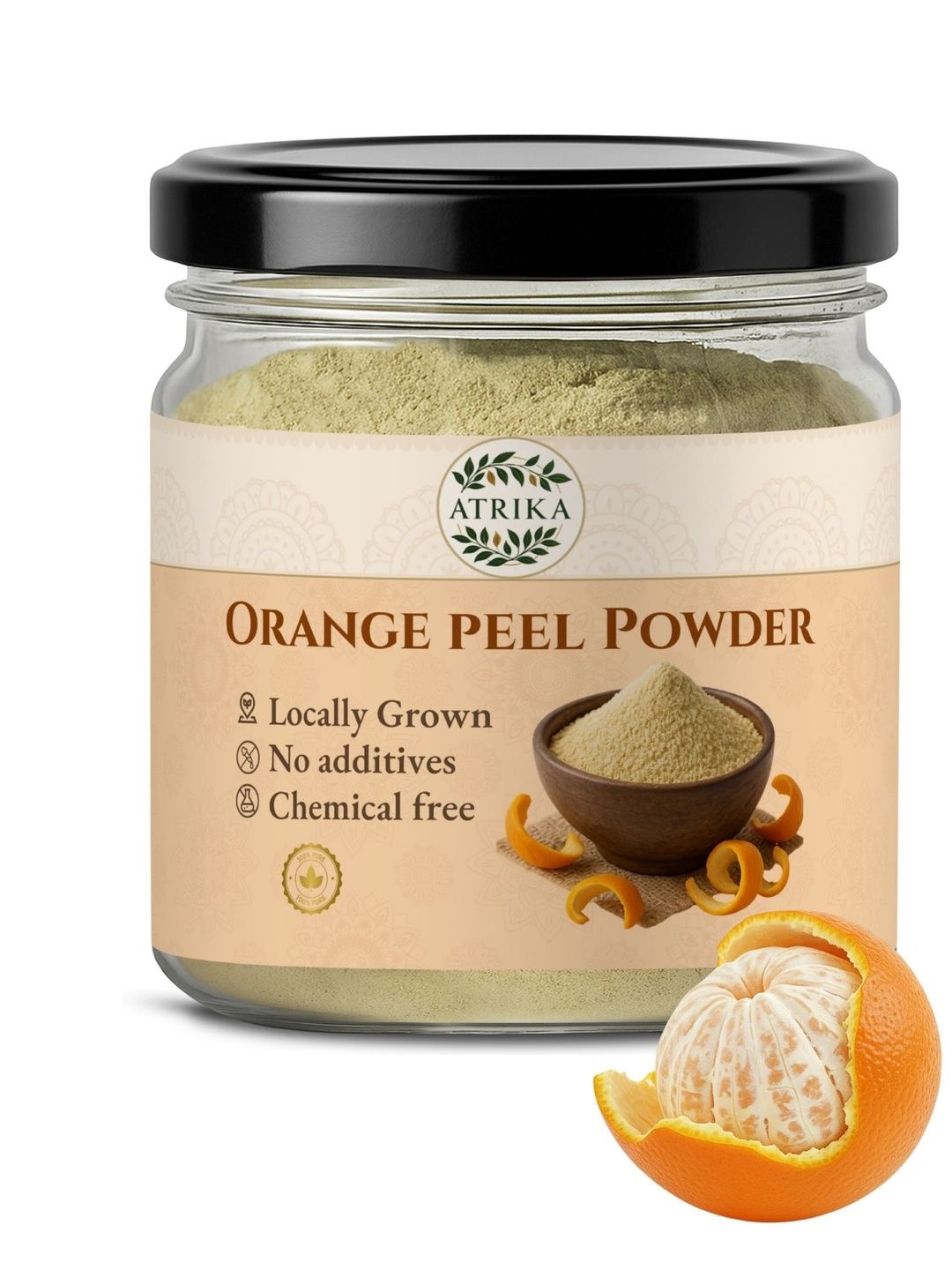 ATRIKA Orange Peel Powder For Skin & Hair - 150 g-image-44