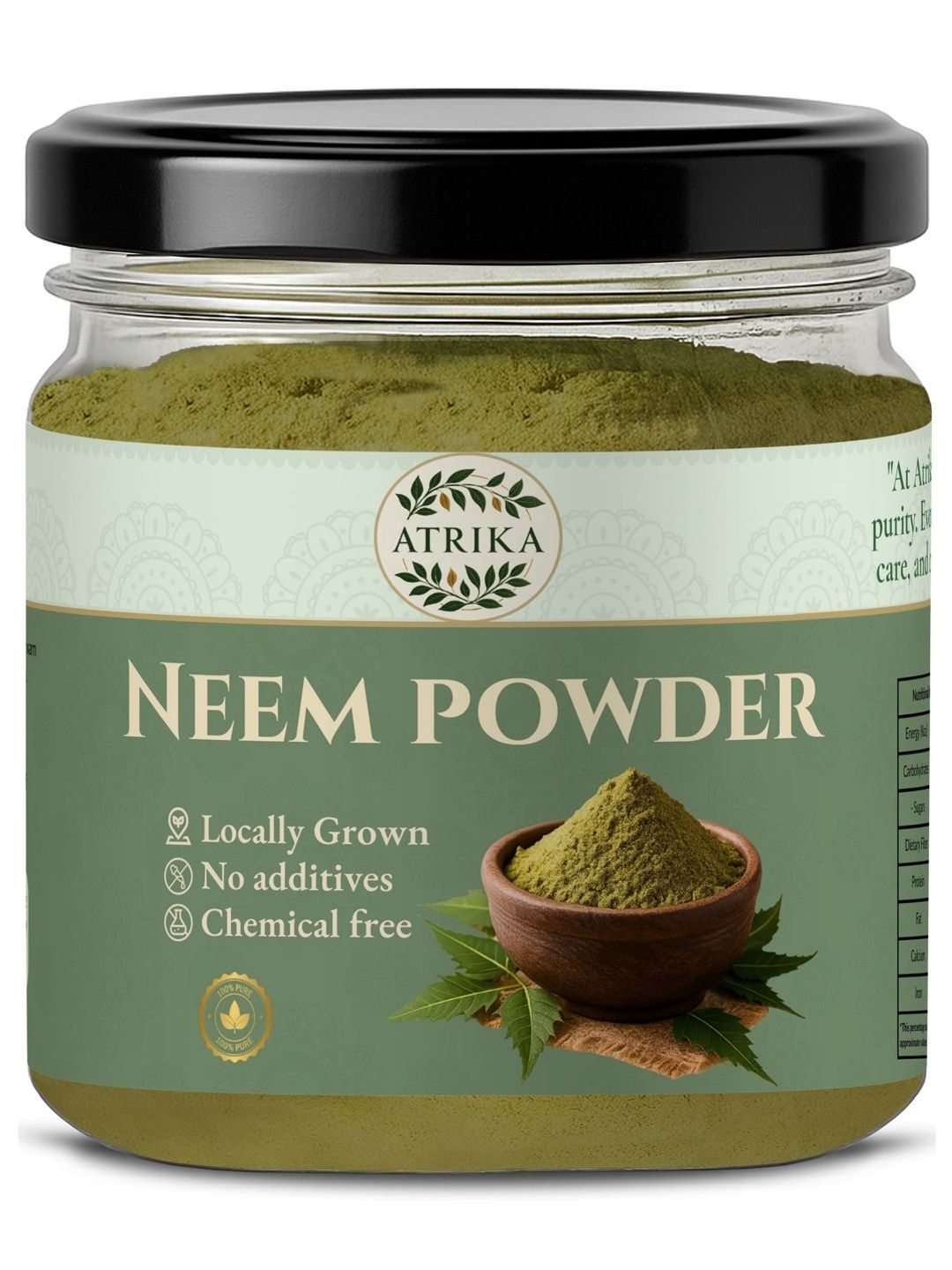 ATRIKA Neem Powder For Skin & Hair - 200 g-image-35