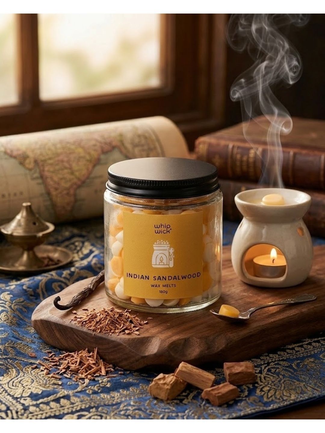 Whipandwick Yellow Sandalwood Wax Melts - 180 g-image-46