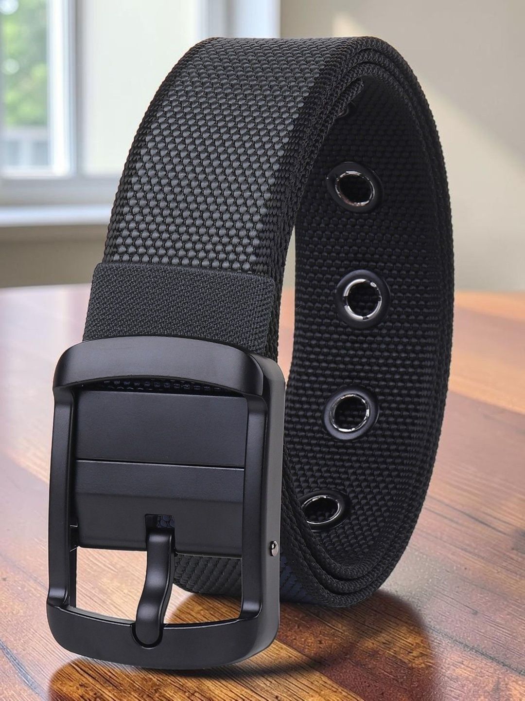 Roadster Men Textured Reversible Belt-picture-47