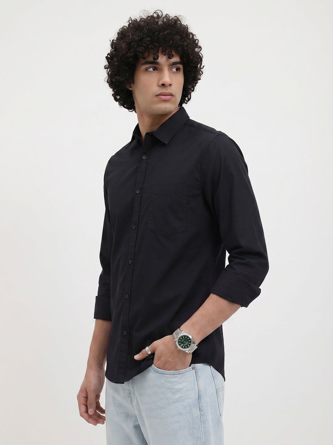 The Roadster Life Co. Spread Collar Casual Shirt-image-23