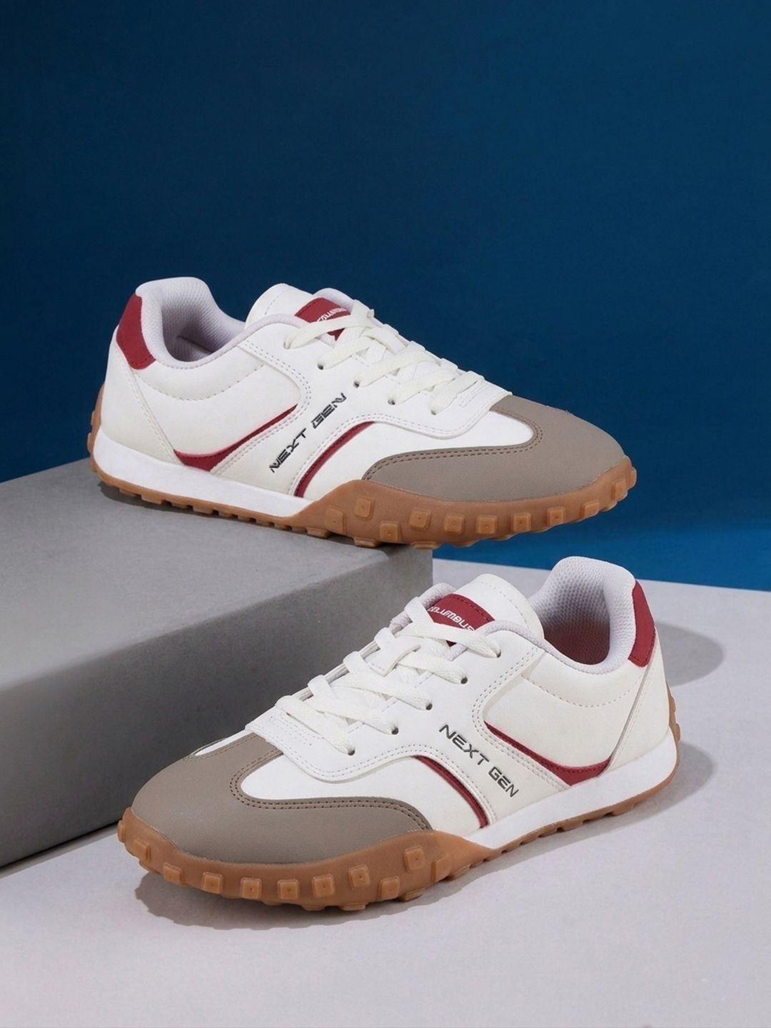 Columbus Men Colourblocked Sneakers-picture-47