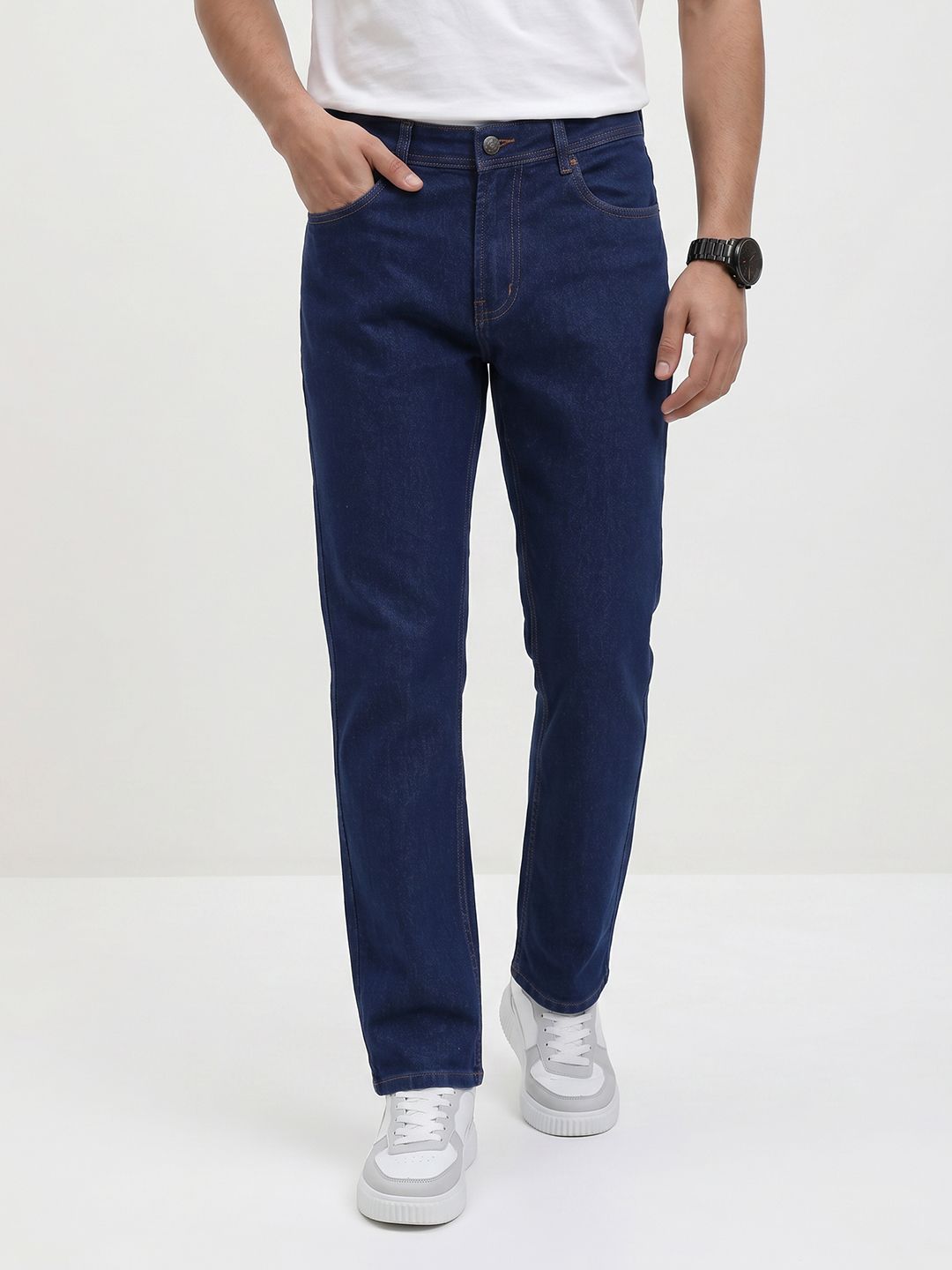 The Roadster Life Co. Men Regular Fit Stretchable Jeans-picture-50