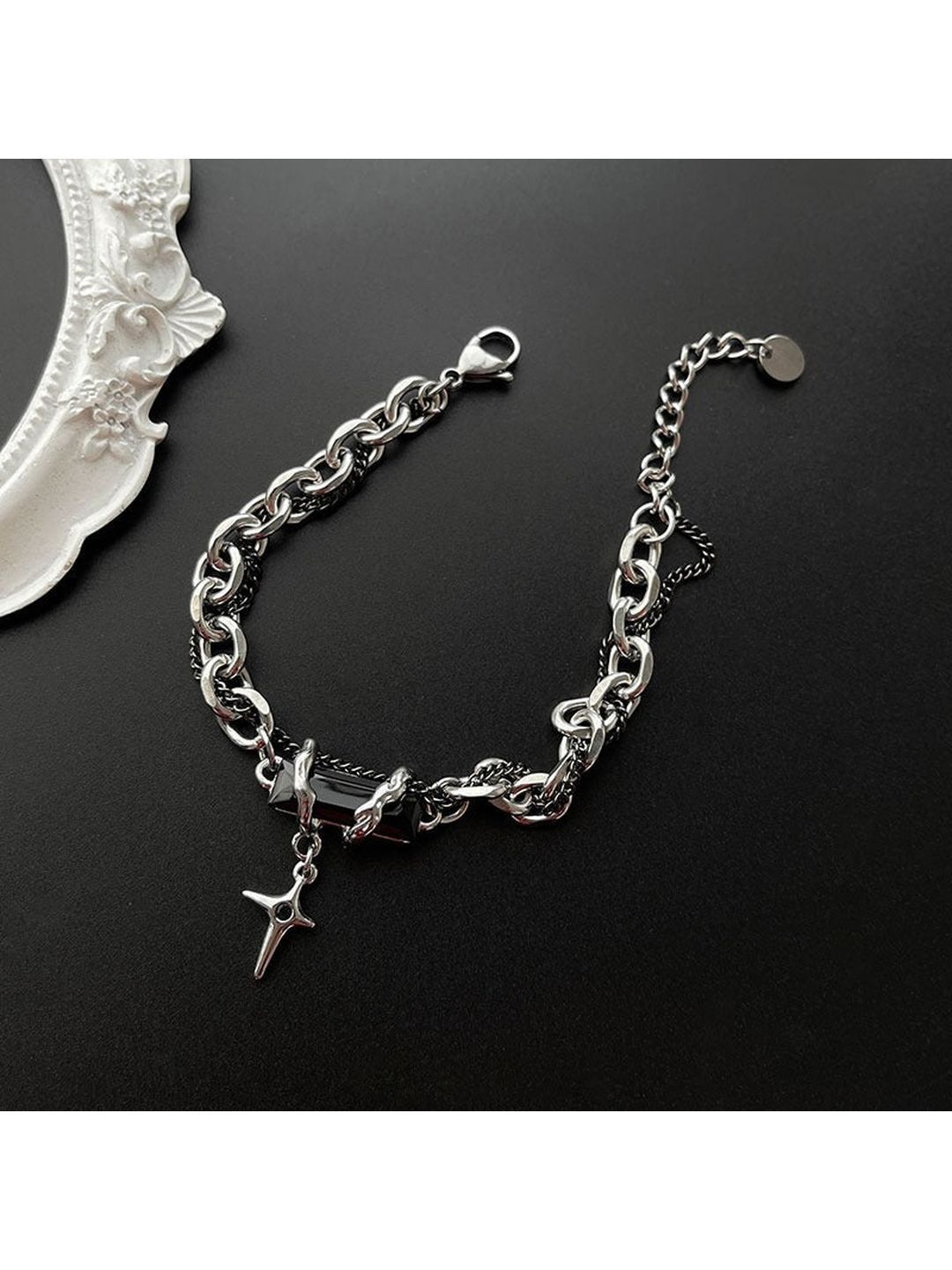 Salty Men Stainless Steel Link Bracelet