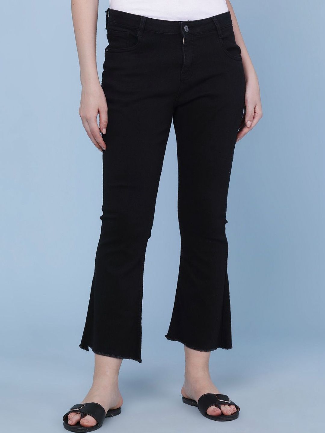 LIMEROAD Women Regular Fit Mid-Rise Stretchable Jeans-picture-56