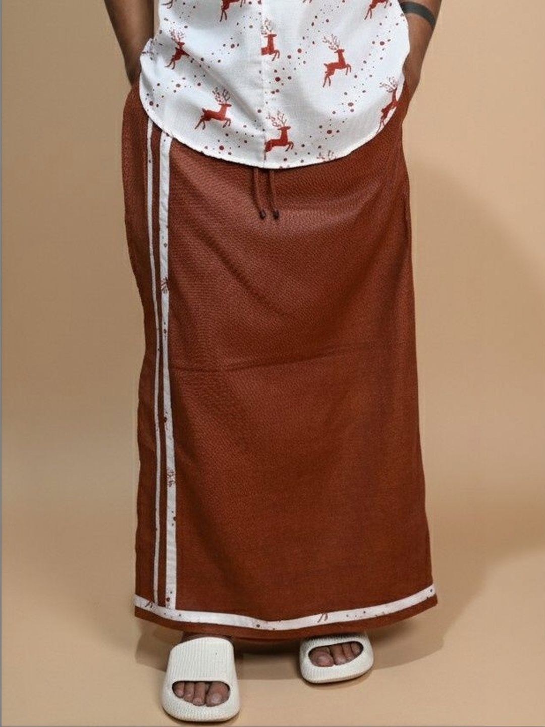 NIRMAL ONLINE Men Striped Cotton Dhoti Dhotis-picture-46