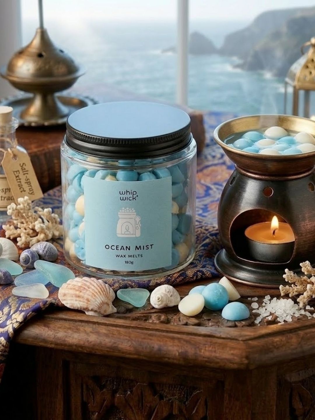 Whipandwick Blue Ocean Mist Wax Melts - 180 g-image-35