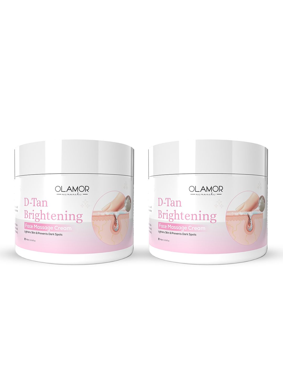 OLAMOR Set Of 2 D-Tan Brightening Face Massage Cream- 200 g Each-image-46