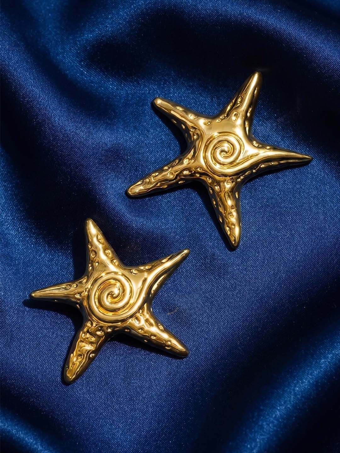 DressBerry Star Shaped Studs Earrings-picture-14