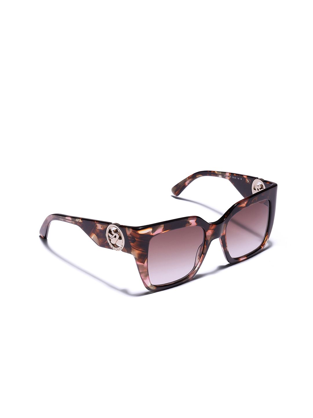 Longchamp Women Brown Lens & Brown Frame Oversized Sunglasses-picture-58