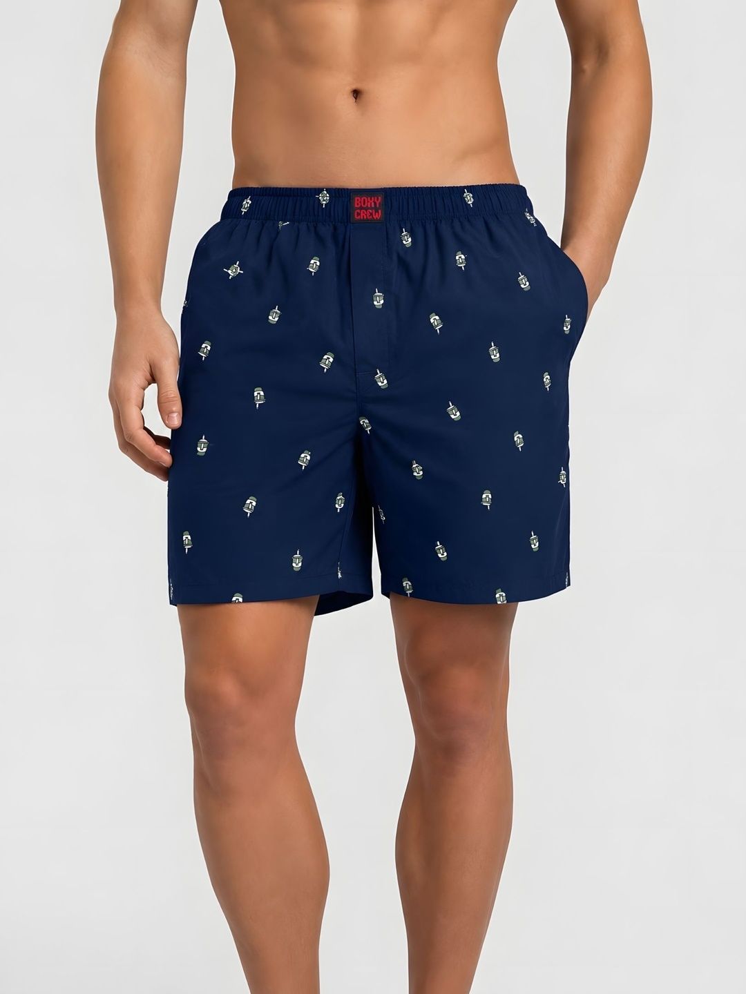 Boxy Crew Printed Pure Cotton Lightweight Boxers-picture-51