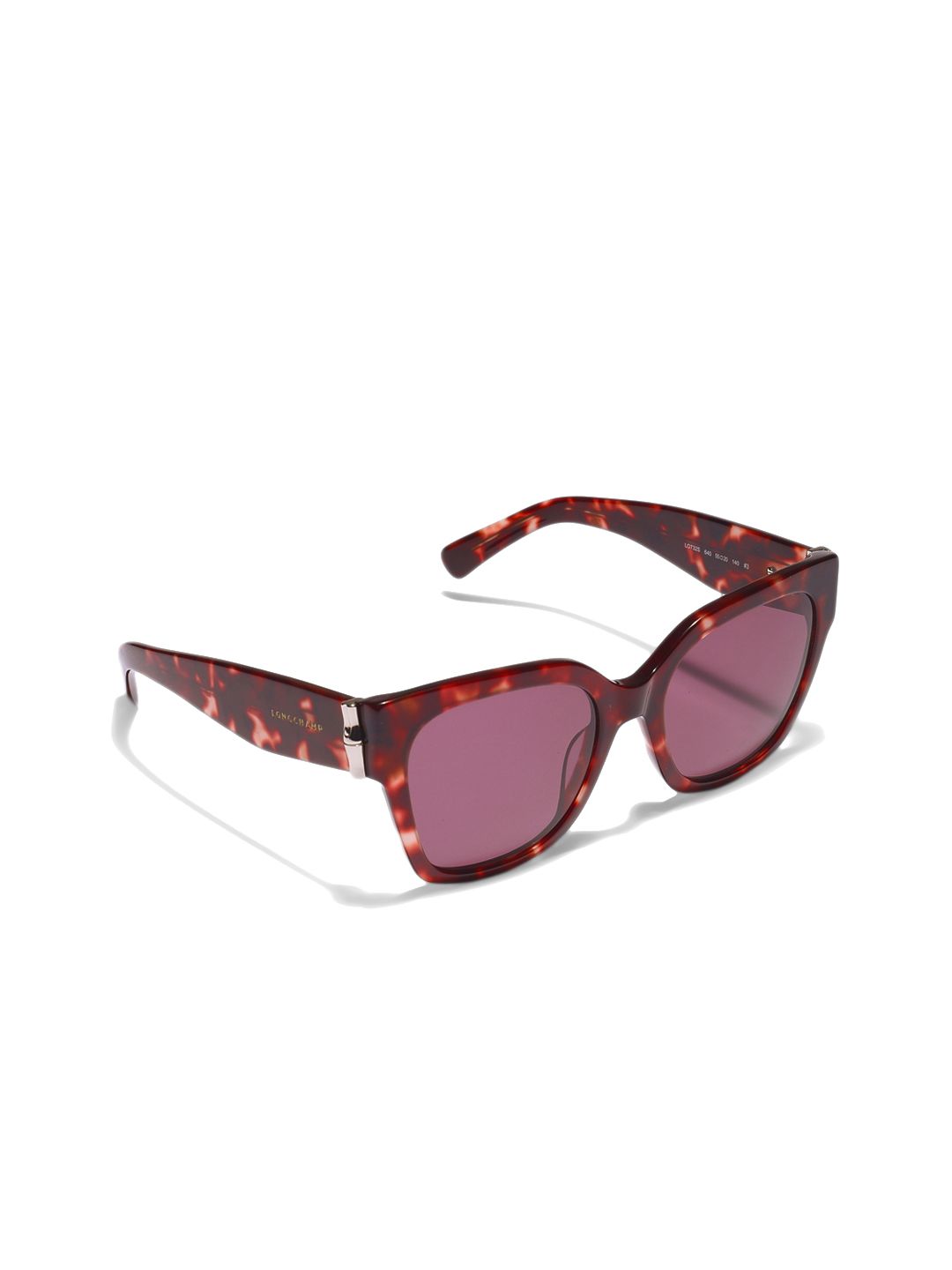 Longchamp Women Purple Lens & Brown Oversized Sunglasses-image-36