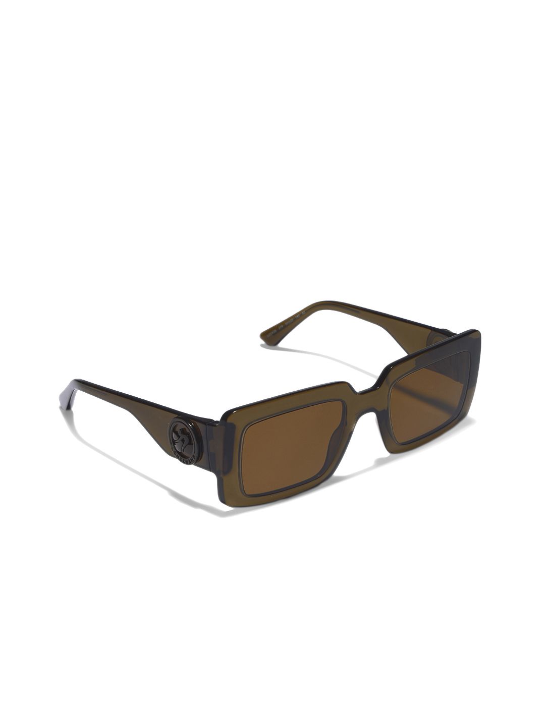 Longchamp Women Brown Lens & Brown Rectangle Sunglasses-picture-17