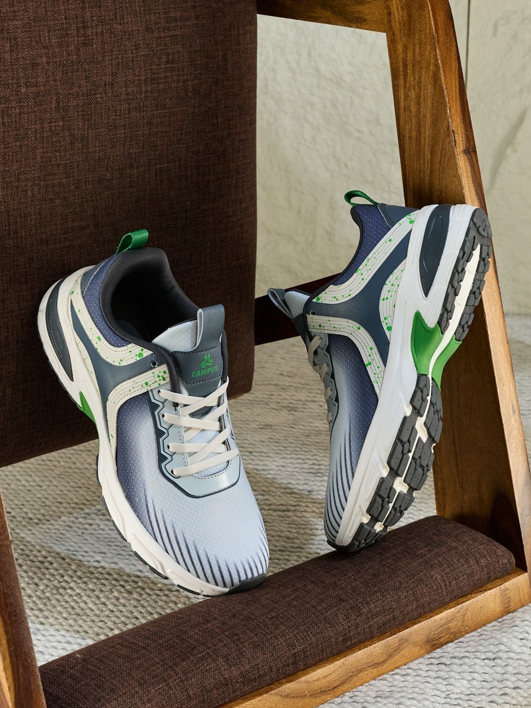 Campus Men Mesh Running Non-Marking Shoes-picture-55