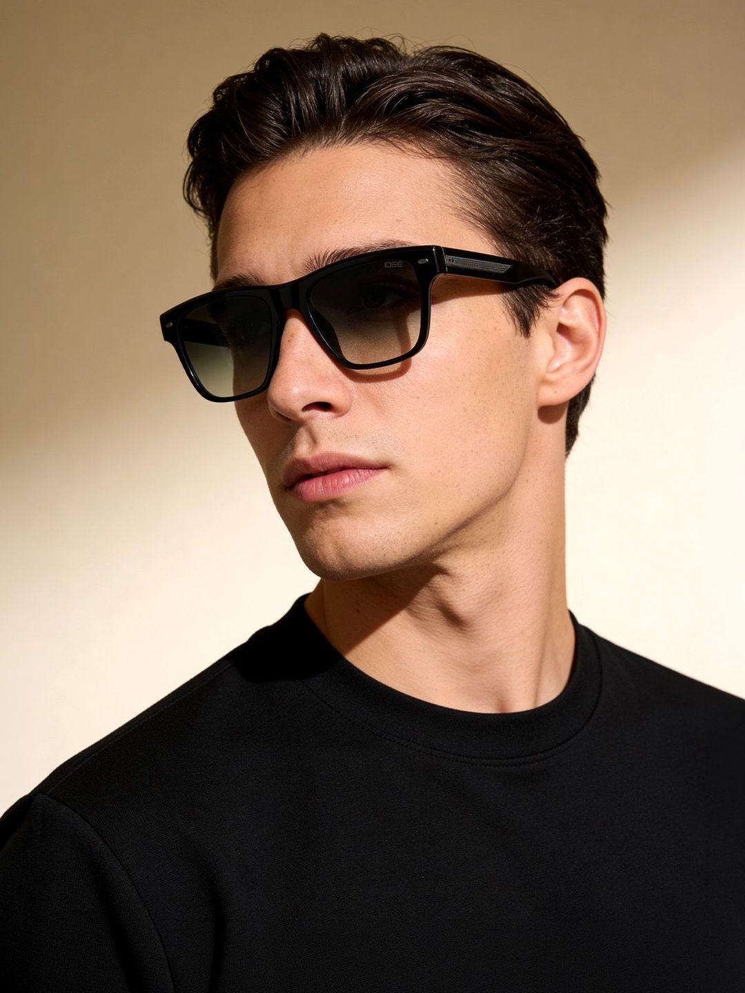 IDEE Men Grey Lens & Black Wayfarer Sunglasses with-image-13