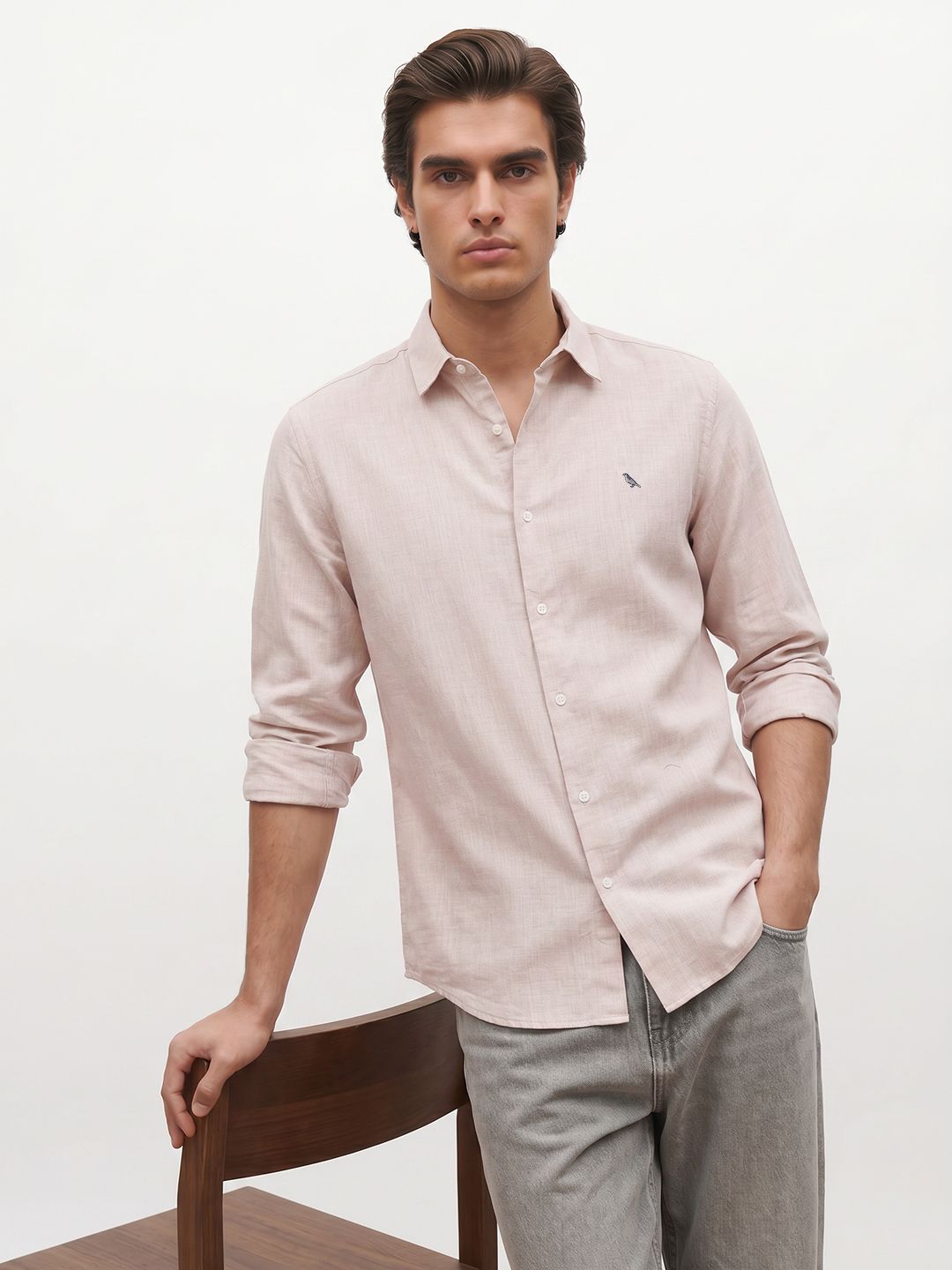 Mr Bowerbird Pure Cotton Casual Shirt-image-33