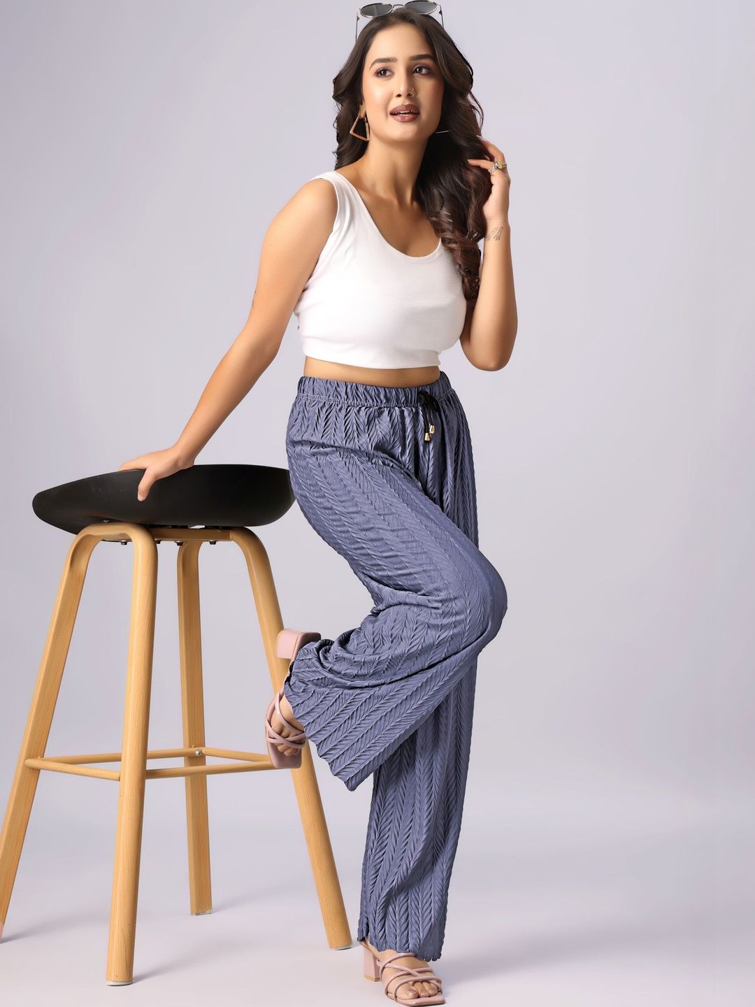 Tijarat Women Knitted Palazzos-picture-58