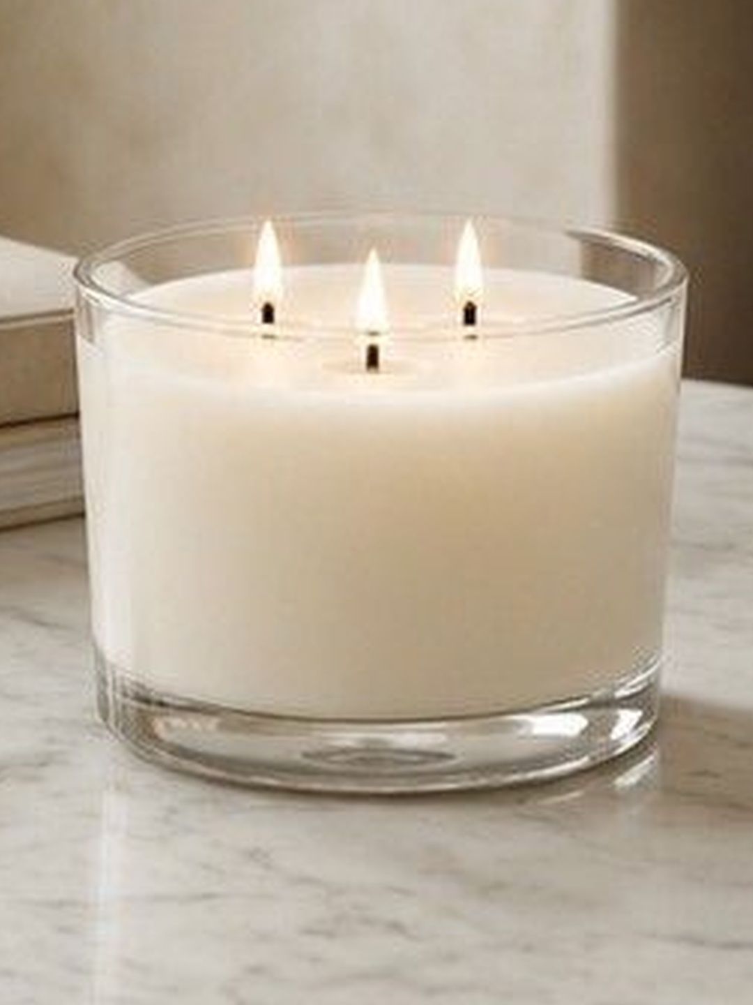 The Castle Crafts White & Cream-Coloured Jar Candle-picture-10